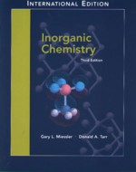 INORGANIC CHEMISTRY 3/E 2003 (SOFTCOVER) - 0131201980