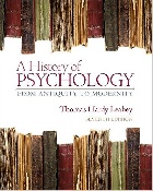 A HISTORY OF PSYCHOLOGY:FROM ANTIQUITY TO MODERNITY 7/E 2012 - 0132438496