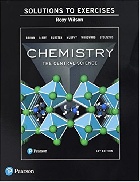 STUDENT SOLUTIONS MANUAL TO EXERCISES FOR CHEMISTRY: THE CENTRAL SCIENCE 14/E 2017 - 0134552245