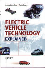 ELECTRIC VEHICLE TECHNOLOGY: EXPLAINED 2003* - 0470851635