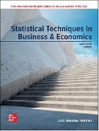 STATISTICAL TECHNIQUES IN BUSINESS & ECONOMICS 18/E 2020 - 1260570487