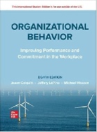 ORGANIZATIONAL BEHAVIOR: IMPROVING PERFORMANCE & COMMITMENT IN THE WORKPLACE(ISE) 8/E 2023 - 1265049408