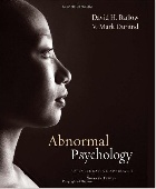 ABNORMAL PSYCHOLOGY: AN INTEGRATIVE APPROACH 7/E 2014 - 1285755618