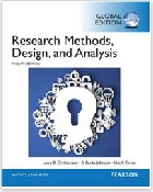 RESEARCH METHODS, DESIGN & ANALYSIS 12/E 2014 - 1292057742