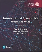 INTERNATIONAL ECONOMICS: THEORY & POLICY 11/E 2018 - 1292214872