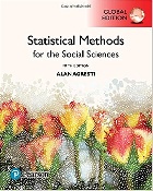 STATISTICAL METHODS FOR THE SOCIAL SCIENCES GLOBAL EDITION 5/E 2018 - 1292220317