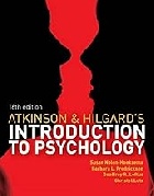 ATKINSON & HILGARD'S INTRODUCTION TO PSYCHOLOGY 16/E 2014 - 1408044102