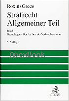 STRAFRECHT, ALLGEMEINER TEIL. BD. 2: BESONDERE ERSCHEINUNGSFORMEN DER STRAFTAT 2003 - 3406438687 - 9783406438684