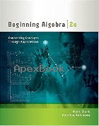 BEGINNING ALGEBRA: CONNECTING CONCEPTS THROUGH APPLICATIONS 2/E 2018 - 1337616060 - 9781337616065