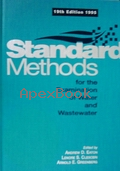 STANDARD METHODS FOR THE EXAMINATION OF WATER & WASTEWATER 19/E 1995 - 0875532233 - 9780875532233