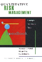 QUANTITATIVE RISK MANAGEMENT: CONCEPTS TECHNIQUES TOOLS 2005 - 0691122555 - 9780691122557