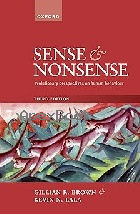 SENSE & NONSENSE: EVOLUTIONARY PERSPECTIVES ON HUMAN BEHAVIOUR 3/E 2025 - 0198908202 - 9780198908203