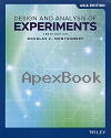 DESIGN & ANALYSIS OF EXPERIMENTS 10/E 2020 - 1119590833 - 9781119590835 DESIGN & ANALYSIS OF EXPERIMENTS 10/E 2020 - 1119590833 - 9781119590835