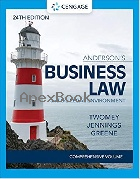 ANDERSON'S BUSINESS LAW & THE LEGAL ENVIRONMENT - COMPREHENSIVE EDITION (MINDTAP COURSE LIST) 24/E 2021 - 0357363744 - 9780357363744