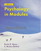 PSYCHOLOGY IN MODULES 12/E 2018 - 1319113087 - 9781319113087