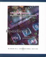 FUNDAMENTAL METHODS OF MATHEMATICAL ECONOMICS 4/E 2005 - 0071238239 - 9780071238236