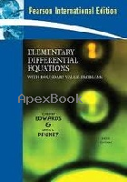ELEMENTARY DIFFERENTIAL EQUATIONS WITH BOUNDARY VALUE PROBLEMS 6/E 2009 - 0132358816 - 9780132358811