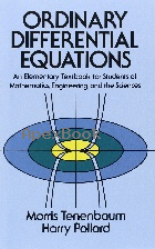 ORDINARY DIFFERENTIAL EQUATIONS 1963 - 0486649407 - 9780486649405