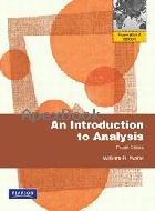 AN INTRODUCTION TO ANALYSIS 4/E 2010 - 0136153704 - 9780136153702