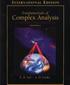 FUNDAMENTALS OF COMPLEX ANALYSIS WITH APPLICATIONS FOR ENGINEERING & SCIENCE 3/E 2003 (SOFTCOVER) 013017968X 9780130179685