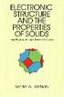ELECTRONIC STRUCTURE & THE PROPERTIES OF SOLIDS 1980 0486660214 9780486660219