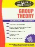 THEORY & PROBLEMS OF GROUP THEORY 1968 - 0070041245