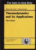 THERMODYNAMICS & ITS APPLICATIONS 3/E 1997 9861540008 9789861540009