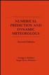 NUMERICAL PREDICTION & DYNAMIC METEOROLOGY 2/E 1980 0471059714 