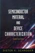 SEMICONDUCTOR MATERIAL & DEVICE CHARACTERIZATION 3/E 2015 - 0471739065