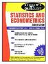 THEORY & PROBLEMS OF STATISTICS & ECONOMETRICS 2/E 2002 0071348522 9780071348522