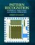 PATTERN RECOGNITION STATISTICAL STRUCTURAL & NEURAL APPROACHES 1992 0471529745 