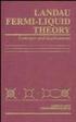 LANDAU FERMI-LIQUID THEORY: CONCEPTS & APPLICATIONS 1991 0471824186 