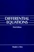DIFFERENTIAL EQUATION 3/E 1984 0471032948 