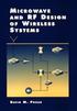 MICROWAVE & RF DESIGN OF WIRELESS SYSTEMS 2001 - 0471322822