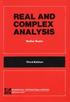REAL & COMPLEX ANALYSIS 3/E 1987 - 0071002766