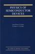 PHYSICS OF SEMICONDUCTOR DEVICES 2002 1402070187 9781402070181